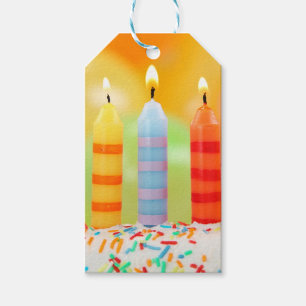 Étiquettes-cadeau Bougies