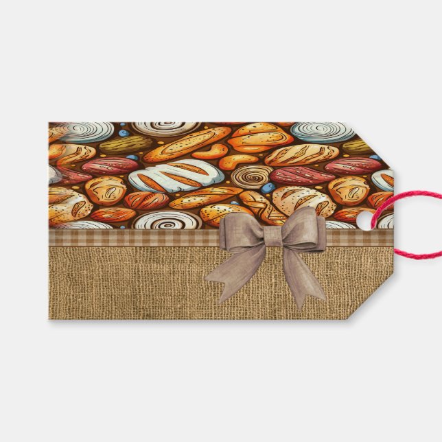 Étiquettes-cadeau Boulangerie / Cuisine à domicile (Devant (Horizontal))