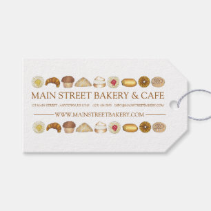 Étiquettes-cadeau Boulangerie Viennoiseries Pâtisserie Boutique Pâti