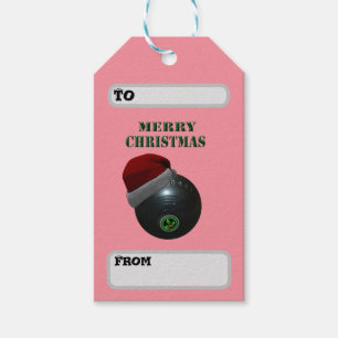 Étiquettes-cadeau Boules de pelouse Joyeux Noël, Tags cadeaux