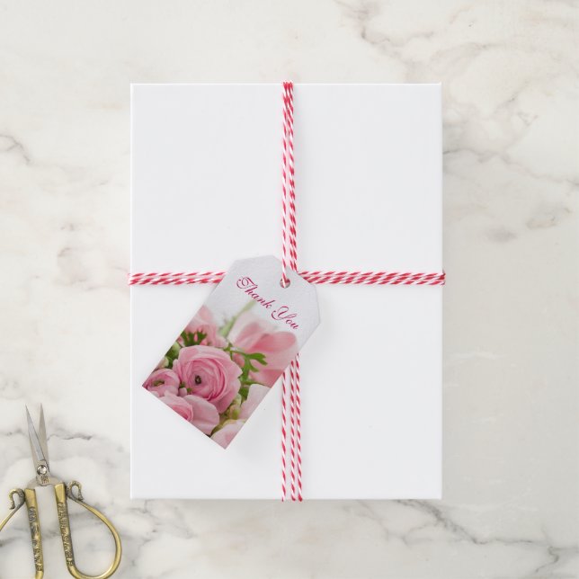 Étiquettes-cadeau Bouquet De Roses Roses Roses 75e Anniversaire (Avec de la ficelle)