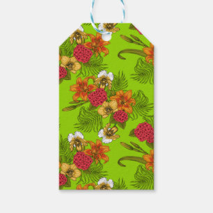 Étiquettes-cadeau Bouquet tropical