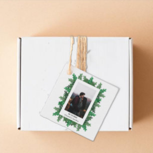 Étiquettes Cadeau Branches de l'arbre d'hiver Mariage photo