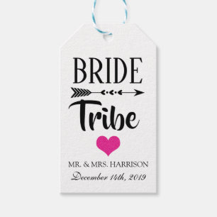 ÉTIQUETTES-CADEAU BRIDE TRIBE BRIDAL PARTY CADEAU TAG