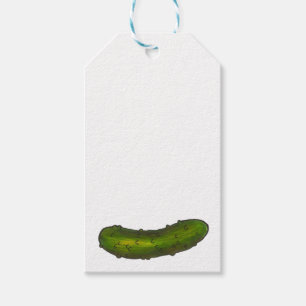 Étiquettes-cadeau Brochure Verte Pickle Kosher Deli Pickles Pied de
