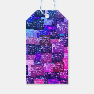 Étiquettes-cadeau Brokenmade rose et violet