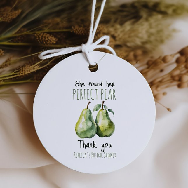 Étiquettes Cadeau Brunch aux Fruits Élégants Réception de Mariage Pa (Créateur téléchargé)