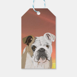 Étiquettes-cadeau Bulldog anglais