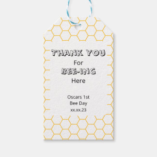 Étiquettes-cadeau Bumble Bee Anniversaire Fête Merci Favoriser Tags