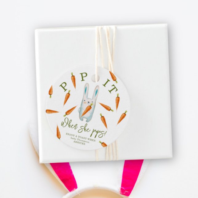 Étiquettes Cadeau Bunny - Pop it ! Quand elle éclaire ! (Créateur téléchargé)