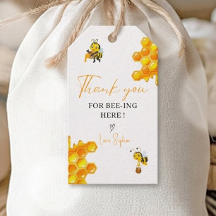 Étiquettes-cadeau Cadeau de Baby Shower Aussi Doux Qu'une Abeille