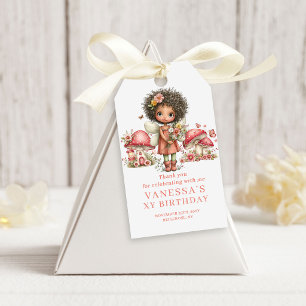 Étiquettes-cadeau Cadeau de Fête Pastel Rose pour les 4 ans de Prett
