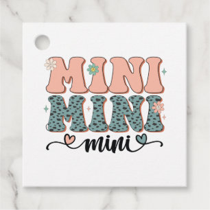 Étiquettes Cadeau Cadeau de la fête des mères Mini floral
