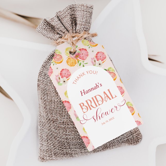 Étiquettes-cadeau Cadeau de mariage d'été Main Squeeze (Créateur téléchargé)
