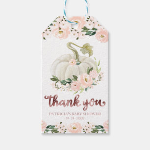 Étiquettes-cadeau Cadeau de remerciement pour Baby Shower automnal c