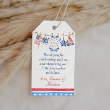 Cadeau de remerciement pour Baby Shower du 4 juill