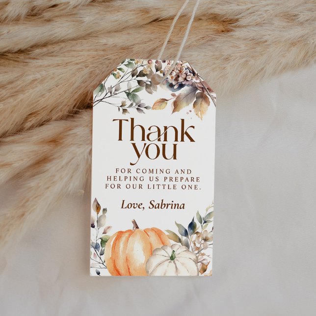 Étiquettes-cadeau Cadeau de Remerciement pour Baby Shower Thème Citr (Créateur téléchargé)