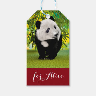 Étiquettes-cadeau Cadeau pour amateur d'animaux mignon ours en peluc