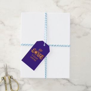 ÉTIQUETTES-CADEAU CADEAU POUR MAMAN, SOEUR, FILLE, AMIE, PETITE AMIE