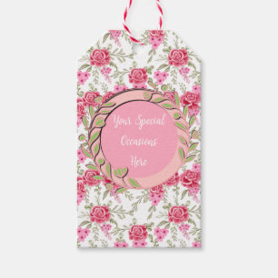 Étiquettes-cadeau Cadre Floral Élégant : pour Chaque Occasion