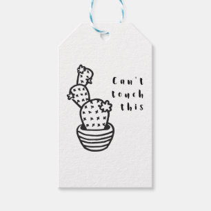 Étiquettes-cadeau Cant Toucher Cactus