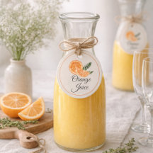 Carafe de bar à Mimosa au jus d'orange