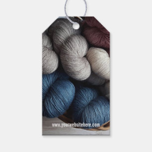Étiquettes-cadeau Care Express Wool Linen Sewn Knitted