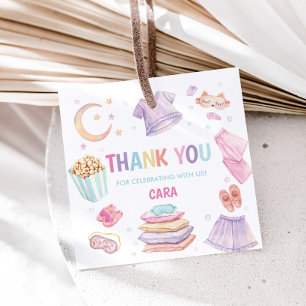 Étiquettes Cadeau Carré de fête d'anniversaire