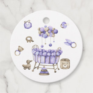 Étiquettes Cadeau Carte de remerciement pour Baby Shower de Nursery