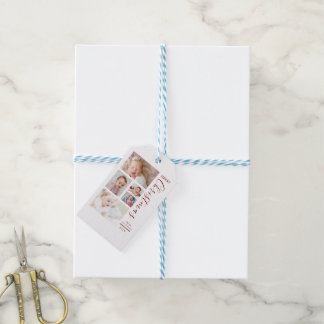 Étiquettes-cadeau Carte magnétique personnalisée pour le premier Noë