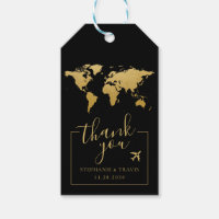 Carte Mondiale Destination Mariage Faveur Black Go