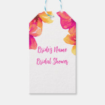 Carton d'invitation de mariage floral à l'hibiscus