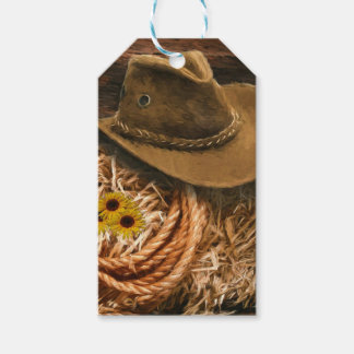 Étiquettes-cadeau Casquette Cowboy