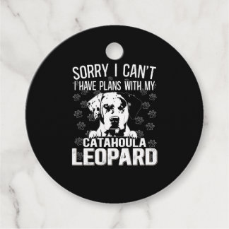 Étiquettes Cadeau Catahoula Leopard Désolé Je Ne Peux Pas Avoir De P