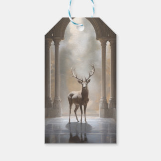 Étiquettes-cadeau Cerf classique