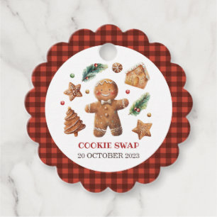 Étiquettes Cadeau C'est à propos de cette échange de biscuits au fou