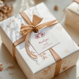 Étiquettes Cadeau C'est Amore Fête des mariées Merci