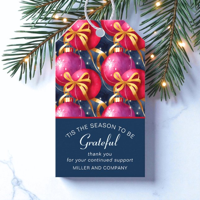 Étiquettes-cadeau 'C'Est La Saison D'Être Gratuit Noël D'Entreprise (Créateur téléchargé)