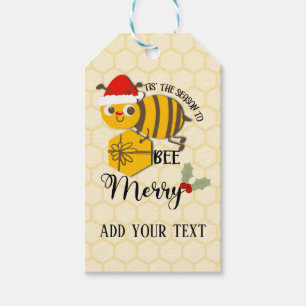 Étiquettes-cadeau C'est la saison pour être joyeux bee card