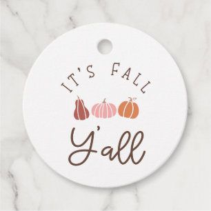 Étiquettes Cadeau C'est l'automne