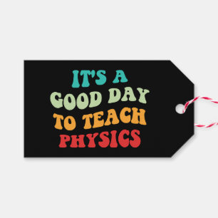 Étiquettes-cadeau C'est une bonne journée pour enseigner la physique