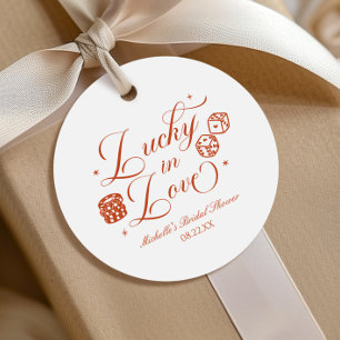 Étiquettes Cadeau Chanceux en amour jeu de cartes casino enterrement