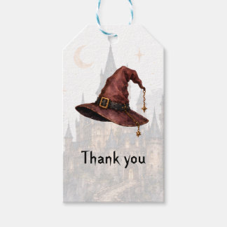 Étiquettes-cadeau Chapeau de Magicien Merci