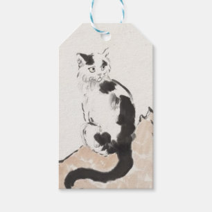 Étiquettes-cadeau Chat (par Xu Beihong)