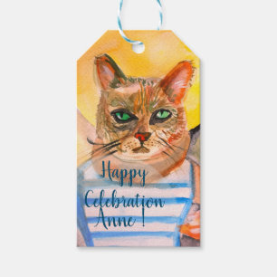 Étiquettes-cadeau Chats Personnalisés Personnalisés 