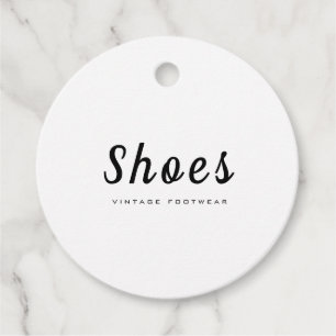 Étiquettes Cadeau Chaussures Vêtements Magasin Hang Tags, Prix Tags 