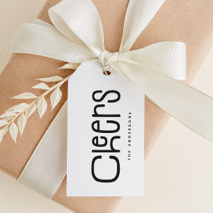 Étiquettes-cadeau Cheers Personnalisé Moderne