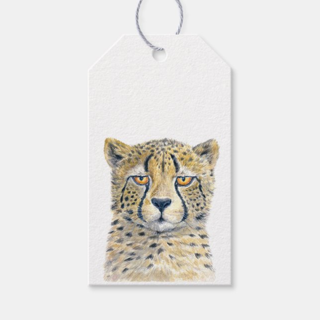 Étiquettes-cadeau Cheetah (Devant)