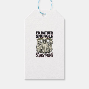 Étiquettes-cadeau Chemise Câlin Horreur Crâne Drôle Nuit de Film Fan