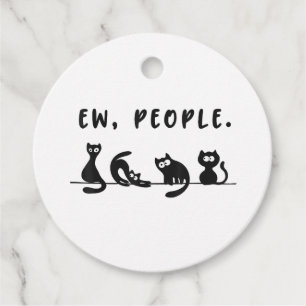 Étiquettes Cadeau Chemise de chat noir drôles femmes nouvelles perso